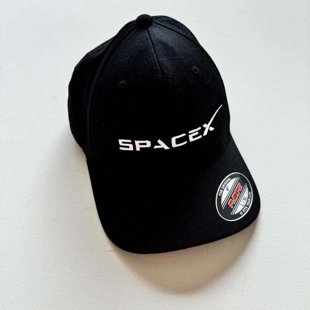 SpaceX - SpaceX Cap Hat Official Merchandise in Black and White
